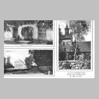076-0054 Grusskarte aus Plibischken. Kaufhaus Gottaut, die Schule und die Kirche .jpg